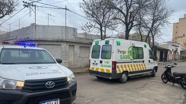 El conductor de la motocicleta fue trasladado al centro de salud donde quedó hospitalizado.