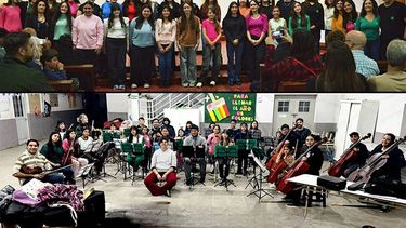 Ambas agrupaciones cerrarán la noche con una emotiva interpretación conjunta del Himno a la alegría. Ambas agrupaciones cerrarán la noche con una emotiva interpretación conjunta del Himno a la alegría.