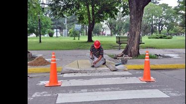 Las nuevas rampas se irán colocando en distintos puntos de la ciudad. (LA OPINION)