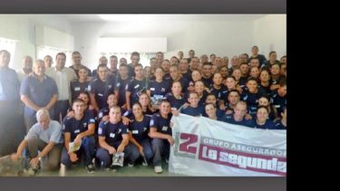 Participaron los cadetes que están para egresar de la Escuela de Policía. (LA SEGUNDA)