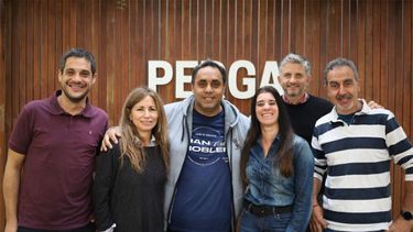Bernardo Fiore Pitrelli, Silvana Ampudia, Diego Morello, Carla Lantella, Gustavo Ciuffo y Jorge Dib en el lanzamiento del Fondo de Promoción Cultural. Bernardo Fiore Pitrelli, Silvana Ampudia, Diego Morello, Carla Lantella, Gustavo Ciuffo y Jorge Dib en el lanzamiento del Fondo de Promoción Cultural.