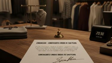 La agrupación Comerciantes Unidos de San Pedro emitió un comunicado oficial para aclarar que no forma parte de la organización ni del impulso de la movilización prevista para los próximos días en la ciudad. La agrupación Comerciantes Unidos de San Pedro emitió un comunicado oficial para aclarar que no forma parte de la organización ni del impulso de la movilización prevista para los próximos días en la ciudad.