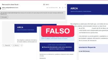 Estafas: alertan por correos que simulan ser de Arca y piden datos para renovar la clave fiscal