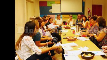 El encuentro se llevó adelante en las instalaciones del Centro de Referencia del Ministerio de Desarrollo Social de la Nación. (GOBIERNO DE PERGAMINO)
