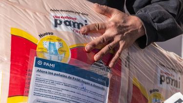 Entrega de pañales por parte de PAMI. Llevan mas de 25 millones a domicilio.