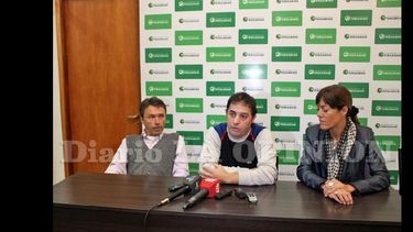 Hugo di Santo, Javier Genoud y Carolina Cocconi informaron sobre la organización del evento. (LA OPINION)