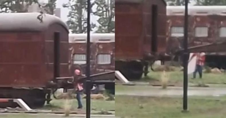 Existen riesgos que varias personas se instalen y terminen usurpando los vagones que van a ser restaurados para un espacio gastronómico y de entretenimiento comunitario valorizando la historia ferroviaria.