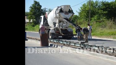 Ayer se estaba trabajando a buena ritmo en esta zona de la ciudad. (LA OPINION)