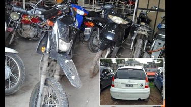 Cientos de motos y autos quedan semanalmente a disposición del Juzgado de Faltas por incumplimiento a las leyes de tránsito. (GOBIERNO DE PERGAMINO)