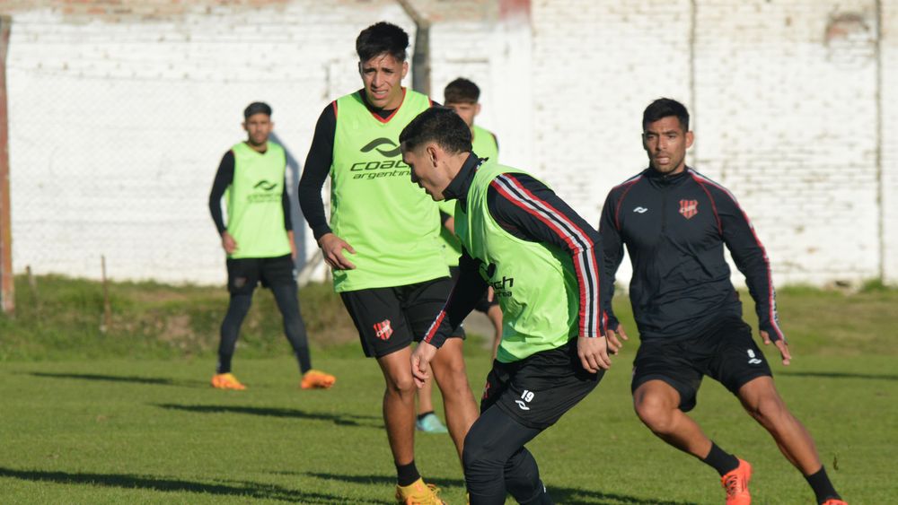 El grupo entrenó con buen ánimo tras la última victoria en Chivilcoy.