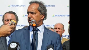 Daniel Scioli llegará a Pergamino al mediodía y su estadía será breve. (ARCHIVO LA OPINION)