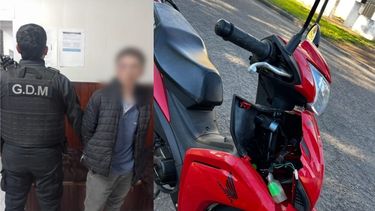 Mateo Nicolás Colo López intentó apoderarse de una moto Honda Wave de un taller mecánico del barrio José Hernández en medio de una seguidilla de episodios delictivos en la zona. Mateo Nicolás Colo López intentó apoderarse de una moto Honda Wave de un taller mecánico del barrio José Hernández en medio de una seguidilla de episodios delictivos en la zona.