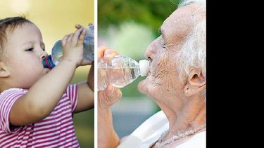 Los niños y adultos mayores son los más proclives a sufrir las consecuencias del calor: Mantenerlos hidratados es clave. (LA OPINION)