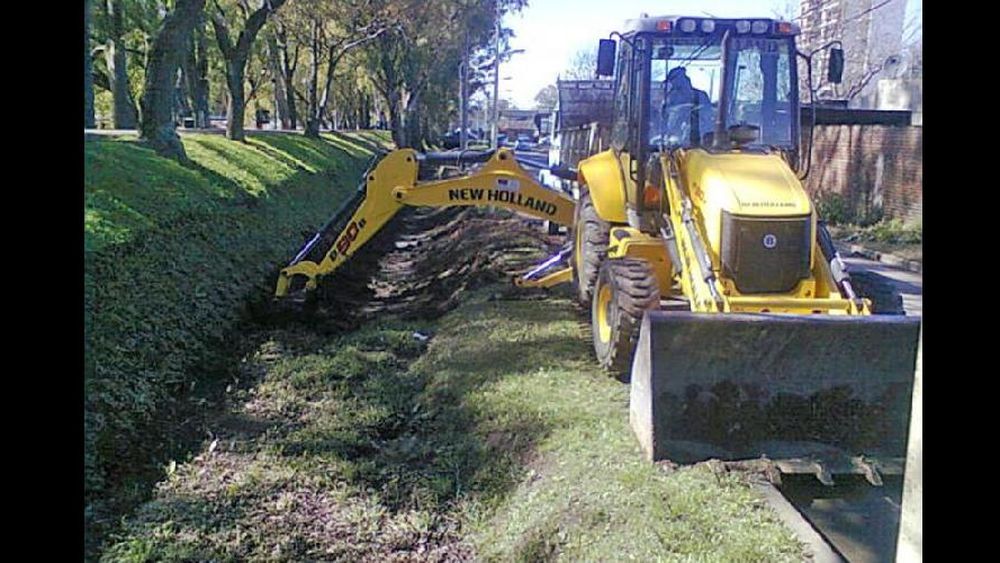 Ayer los trabajos se hicieron en cercanías del Paseo Ribereño. (LA OPINION)