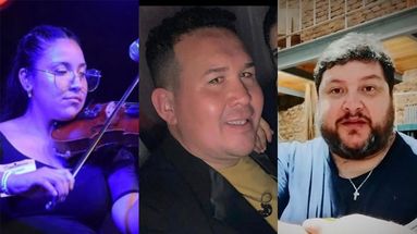 Aldana López, Walter Juárez y Pablo Ivalo, los ganadores de Pergamino en la primera jornada del Certamen Para Nuevos Valores Pre Cosquín.