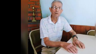 Goyo Giménez, con sus jóvenes 96 años, relató a LA OPINION su historia de vida. (LA OPINION) Goyo Giménez, con sus jóvenes 96 años, relató a LA OPINION su historia de vida. (LA OPINION)
