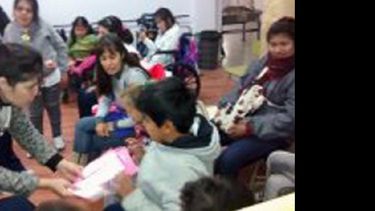 Los alumnos de ambas instituciones disfrutaron de la jornada. (CENTRO DE ADULTOS Nº 708)