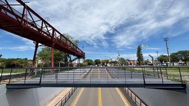 Viaducto: ultiman detalles para habilitar el nuevo puente peatonal