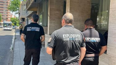 Los peritos de la brigada de Explosivos estuvieron en la mañana de este lunes en la Fiscalía para entregar el resultado del informe sobre el estallido en el Instituto Comercial Rancagua.