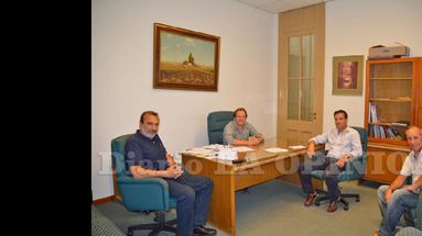 Habib, Lanternier, Lucini y Labaronie, miembros de la Asociación Médica. (LA OPINION)