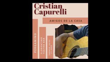Este sábado Cristian Capurelli presentará su propuesta Amigos de la casa. Este sábado Cristian Capurelli presentará su propuesta Amigos de la casa.
