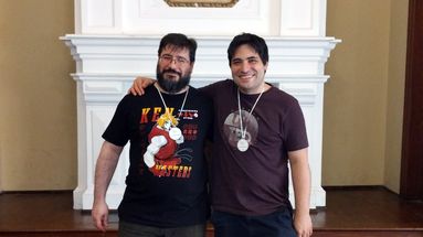 Maximiliano Santini y Franco D’Eletto, campeones del Prix Blitz y de Partidas Rápidas.