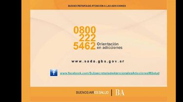 La línea de atención de las adicciones será parte de la promoción. (INTERNET)