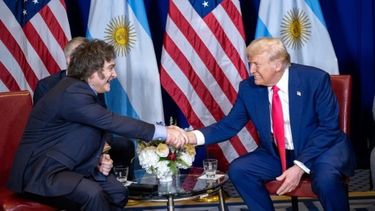 Javier Milei y Donald Trump. Javier Milei y Donald Trump.