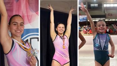 Guadalupe Aranibe, Azul Alvarez y Pilar Piccione alcanzaron el pase al Nacional en Rosario. Guadalupe Aranibe, Azul Alvarez y Pilar Piccione alcanzaron el pase al Nacional en Rosario.