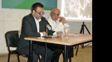 Ariel Ortiz Avilés y Carlos Derderián se refirieron al genocidio. (ARIEL ORTIZ AVILES)