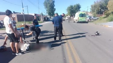 La sobreviviente del fatal siniestro vial, con severos traumatismos, fue trasladada al Hospital “San José”. La sobreviviente del fatal siniestro vial, con severos traumatismos, fue trasladada al Hospital “San José”.