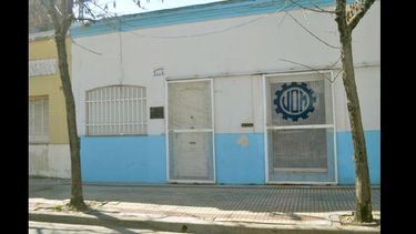 La sede de la UOM, ubicada en Echevarría 259. (LA OPINION)