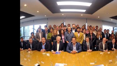 Triaca presidió el encuentro con los gerentes de Empleo y Capacitación Laboral, entre los que aparece Illia. (MINISTERIO DE TRABAJO, EMPLEO Y SEGURIDAD SOCIAL)