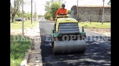 Ayer terminaron de concretarse algunos de los trabajos pendientes sobre Tropero Chavero, en el barrio José Hernández. (LA OPINION)