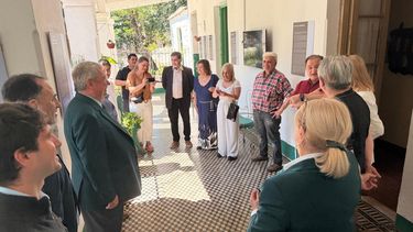 miembros del Rotary junto al intendente Javier Martínez miembros del Rotary junto al intendente Javier Martínez