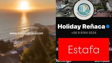 Las estafas la realizaron desde un sitio web trucho que publicaba fotos clonadas de un complejo turítico inexistente. Las estafas la realizaron desde un sitio web trucho que publicaba fotos clonadas de un complejo turítico inexistente.