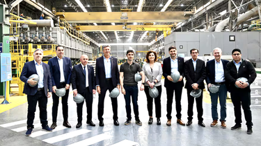 Gobernadores de Provincias Unidas en la planta de Aluar en Puerto Madryn Gobernadores de Provincias Unidas en la planta de Aluar en Puerto Madryn