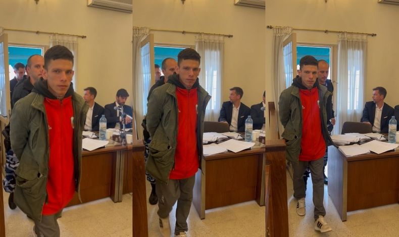 Leandro Daniel Nuñez fue trasladado con custodia del Servicio Penitenciario Bonaerense desde la cárcel de Junín; donde se encuentra alojado.