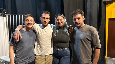 El elenco de La última película. Una obra que combina intensidad dramática, misterio y música.