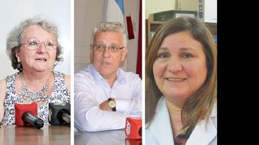 Adriana Torriggino, Iván Insúa y Cecilia de Marco, tres de los disertantes de la primera mesa expositora. (LA OPINION)