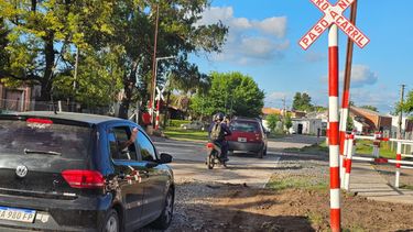 Comienza la obra de reparación del paso nivel Comienza la obra de reparación del paso nivel