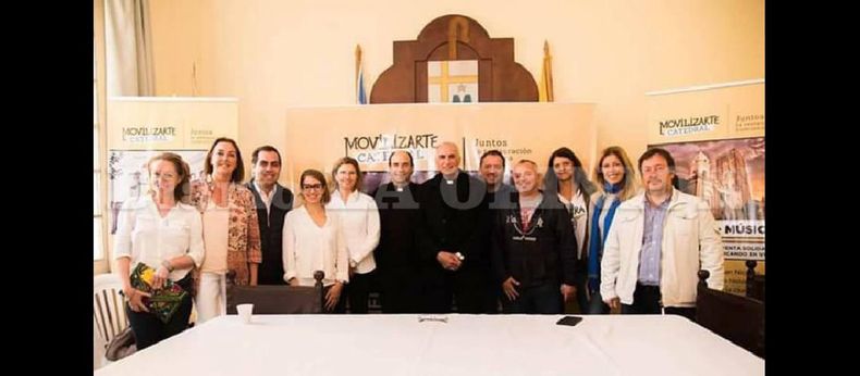 En noviembre habrá una movida cultural en San Nicolás. La misma se realizará en el templo que destruyó las llamas en enero.  (OBISPADO DE SAN NICOLAS)