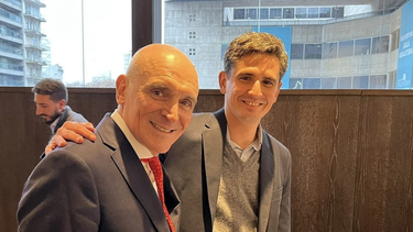 Diego Hormazabal y José Luis Espert Diego Hormazabal y José Luis Espert