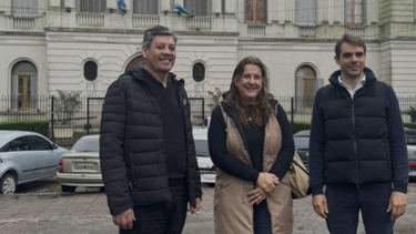 Manuel Passaglia junto a Silvina Román y Luis Luna Manuel Passaglia junto a Silvina Román y Luis Luna