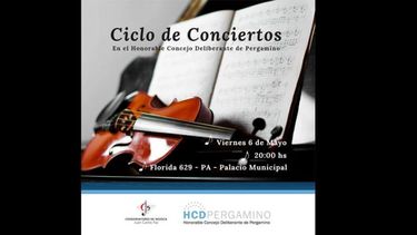 Este viernes comienza en el Concejo Deliberante un ciclo de conciertos. Este viernes comienza en el Concejo Deliberante un ciclo de conciertos.