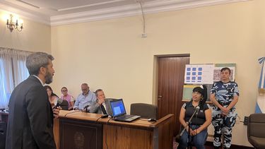 En el juicio por el homicidio de su hijo, la primera en declarar fue la madre, Pamela Rojas. En el juicio por el homicidio de su hijo, la primera en declarar fue la madre, Pamela Rojas.