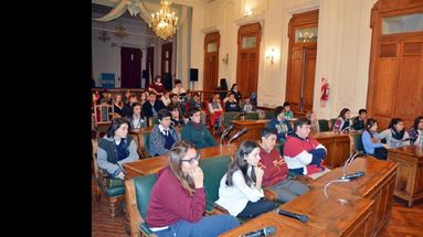 Veinte establecimientos educativos del Partido de Pergamino participaron este año del Parlamento. (ARCHIVO LA OPINION)