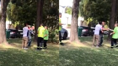 El hombre de 70 años fue asistido por los integrantes de la ambulancia de Same tras caer en la moto sobre la cinta asfáltica en calle Intendente Biscayart. El hombre de 70 años fue asistido por los integrantes de la ambulancia de Same tras caer en la moto sobre la cinta asfáltica en calle Intendente Biscayart.