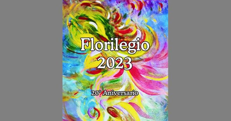 Portada de la Antología 2023. El libro está dedicado a la memoria de Estela Torrres Erill, Lilana Avilez, Elsa Sahud, Susana Succini y Paul Smulovitz.