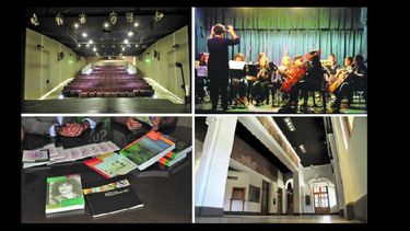 El Teatro Unión Ferroviaria, la Orquesta Infanto Juvenil, la Editorial Municipal y el Museo de la Ciudad, cuatro concreciones durante su gestión. (LA OPINION)